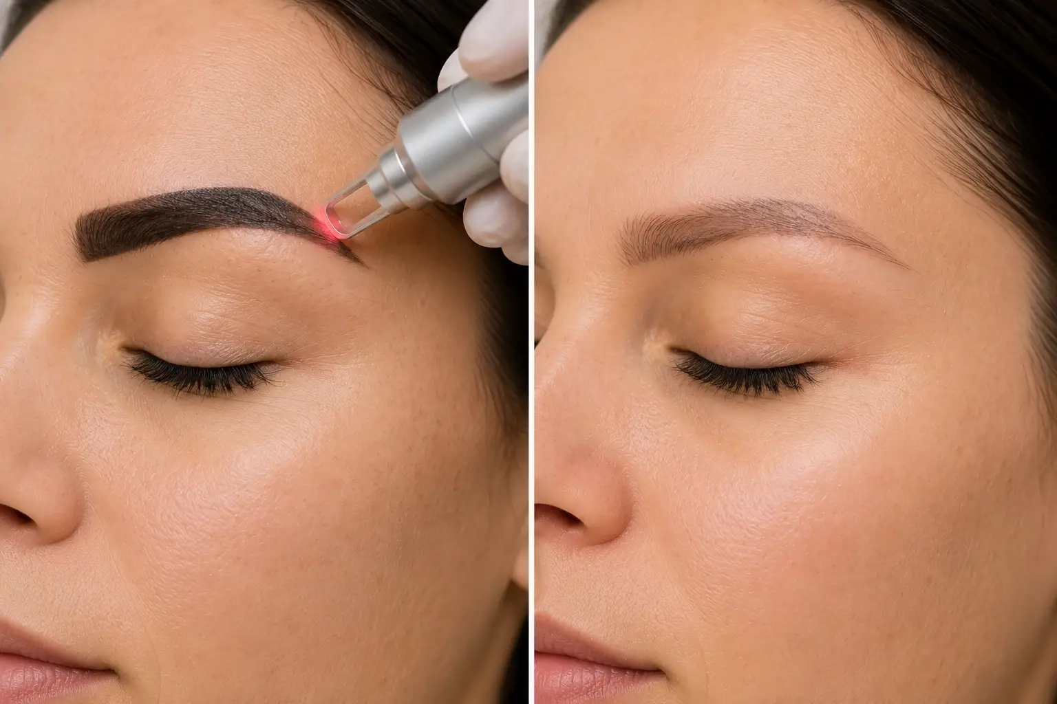 PMU Eyebrow Tattoo Removal